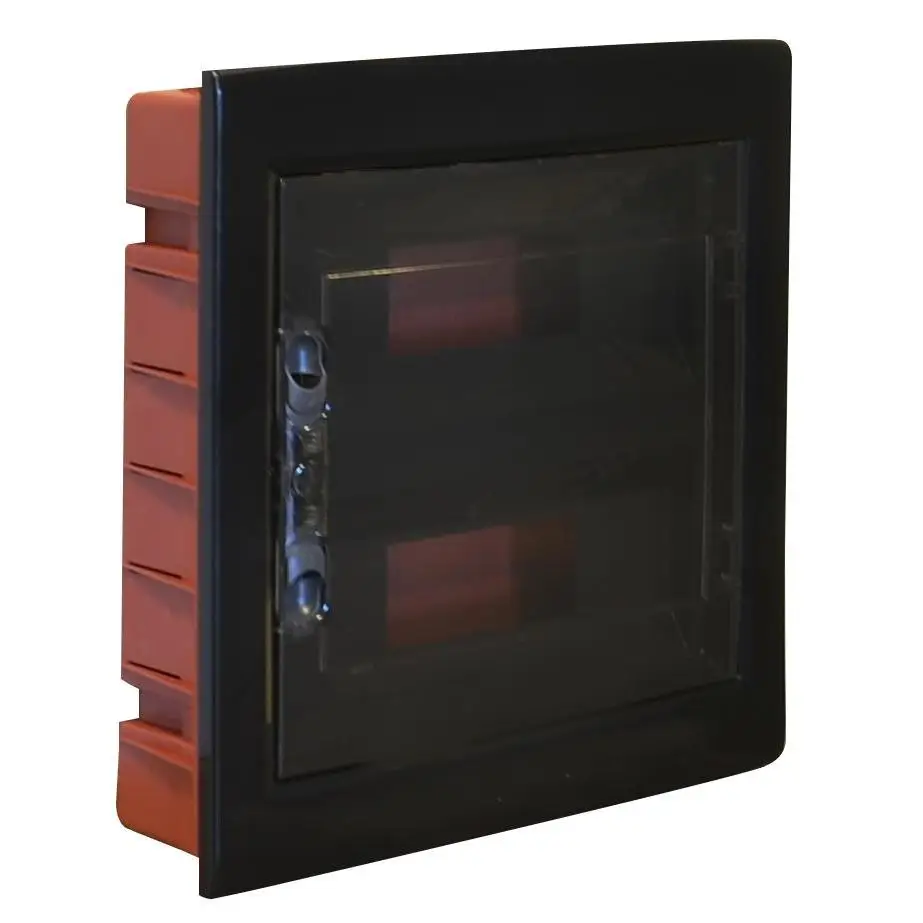 24-Module Flush-Mounted Switchboard with Removable Black Frame and ...
