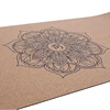 Cork Yoga Mat - Black Design01