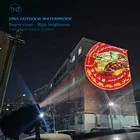 Desheng 80w防水屋外led goboプロジェクターdelsun ip65床ロゴプロジェクターライト韓国kc ce認証
