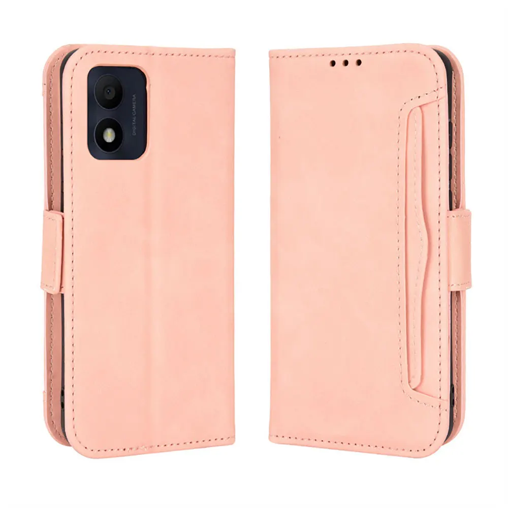 Soft PU Leather Mobile Phone Case with Two Side Card Wallet Matte Cell Phone Cover For Alcatel 1B manufacture