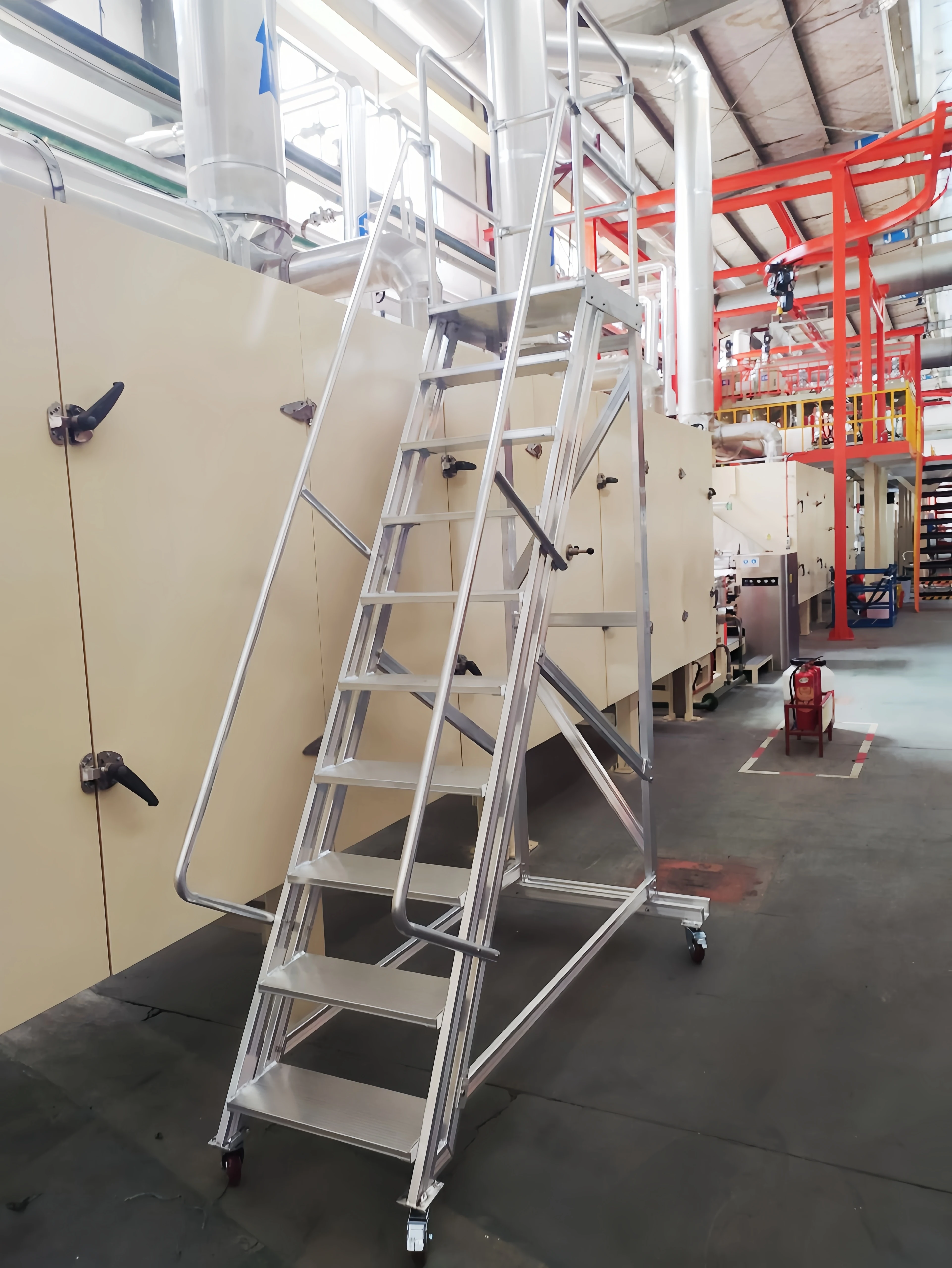 Customized Aluminum Alloy Aircraft Maintenance Platform Working Ladder for Airport Use Industrial Equipment