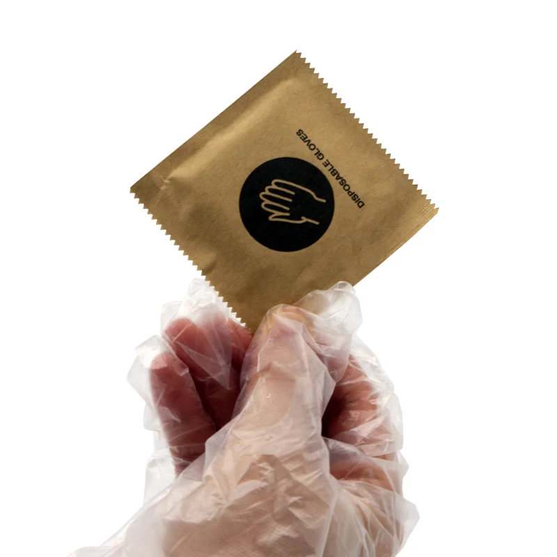 2pcs Per Pack Folded Gloves Biodegradable Gloves Disposable Food Grade Gloves Eat Lobste For Resraurent Bar Hair Dying
