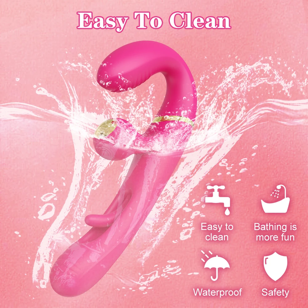 New Arrival Mini U-Shaped USB Power Rabbit Vibrator Women's G-Spot Masturbation Dildos Metal Sex Products