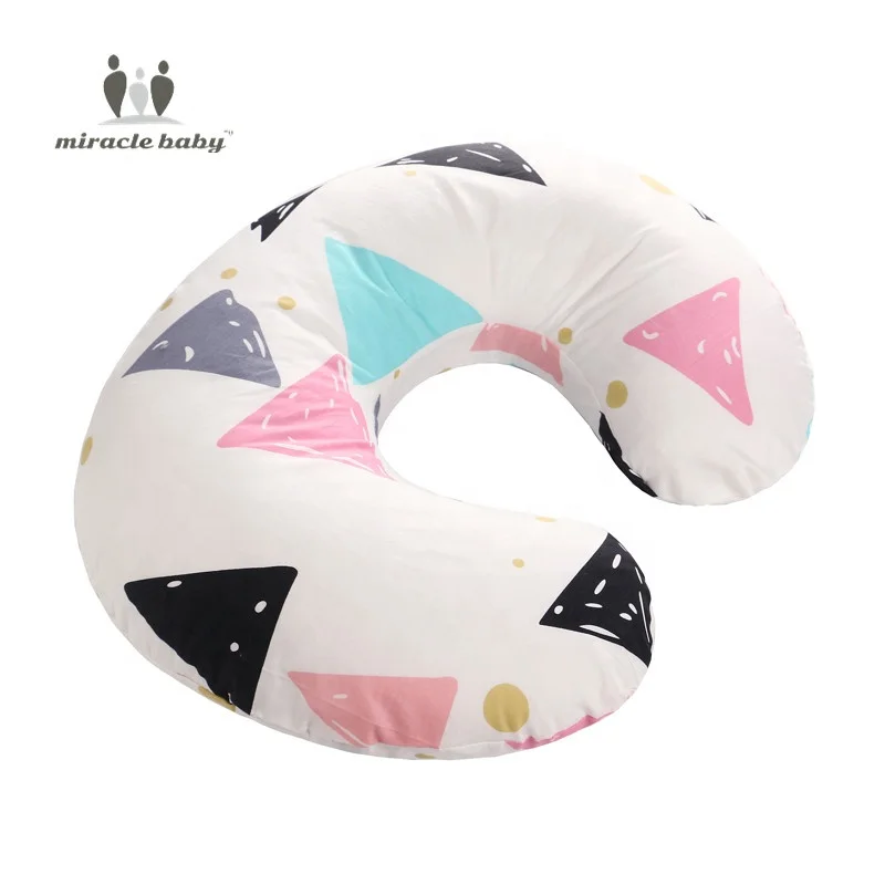 Miracle Baby Nursing Pillow Variety Pattern Slipcover Best for Breastfeeding Moms Soft Fabric Fits Snug on Infant Nursing Pillow