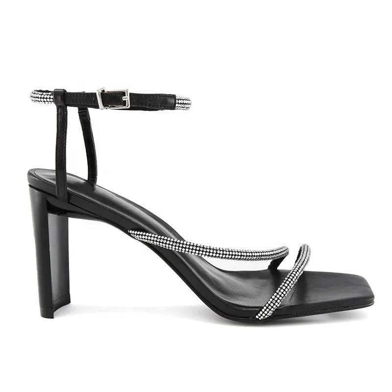 strappy diamond sandals