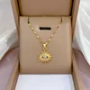 Colgante de cobre con cadena de acero titanio E101
