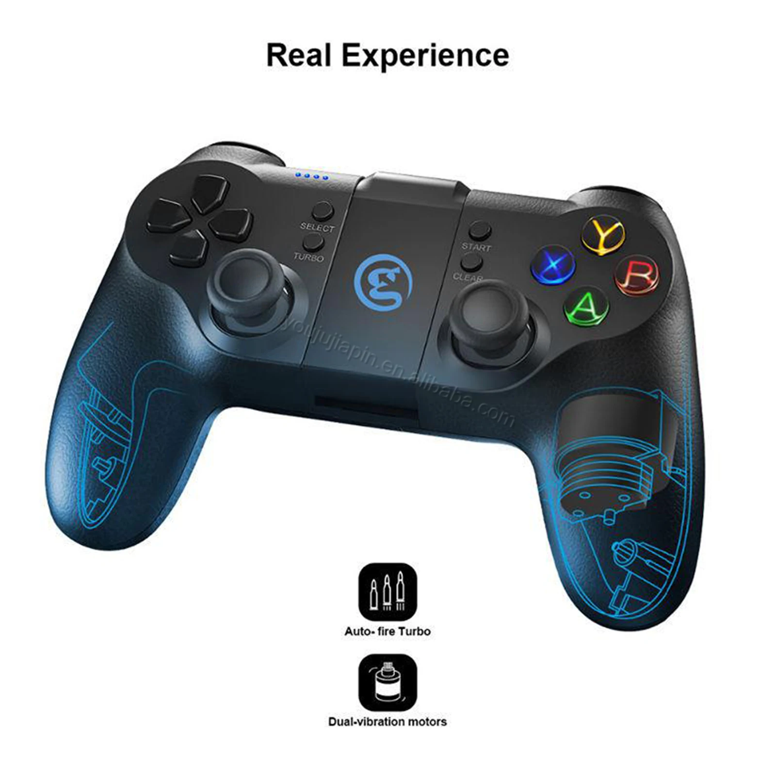 DJI Tello T1D ゲームパッドリモートコントローラー ブラック