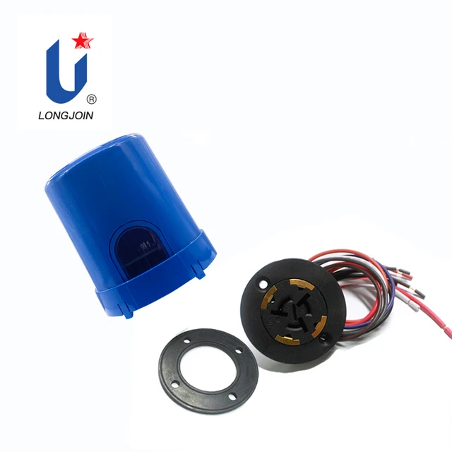 Supportable Rotatable NEMA socket 7 pin Dusk to Dawn Twist Lock photocontrol receptacle