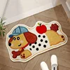 Sally hemp rubber sole - irregular polka dot puppy