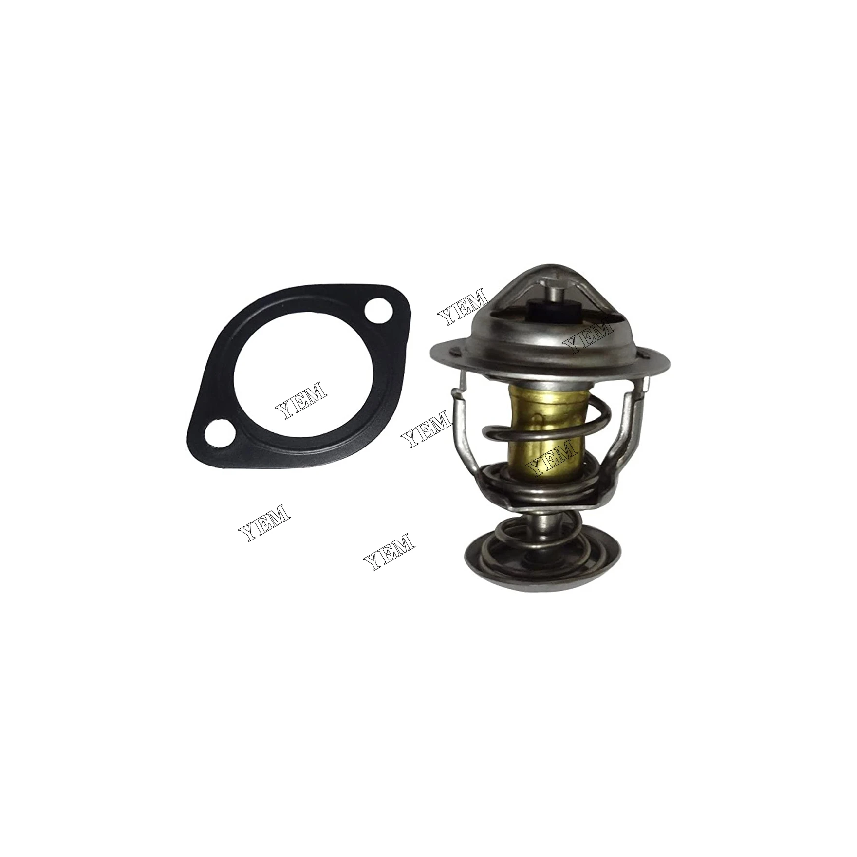 New Thermostat & Gasket 160 F Fits for Kubota D1703-M Aftermarket Engine Spare Parts