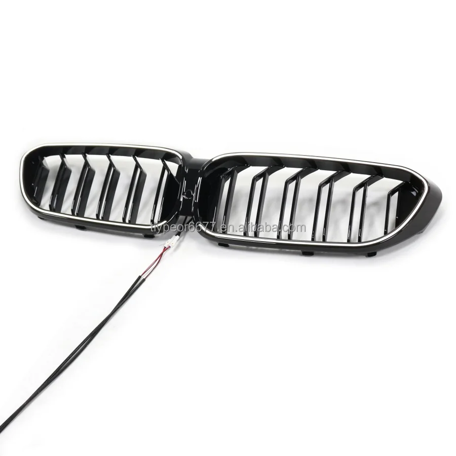 product tiypeor for bmw 5 series g30 g31 2017   2020 car bumper kidney led light lamp grille grill-5
