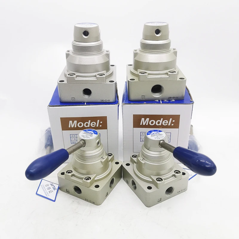 Airtac 4HV Series Pneumatic Hand Push Pull Manual Rotary Valve 4 Way 2 Position 4HV210-08 4HV230-08 4HV310-08/10