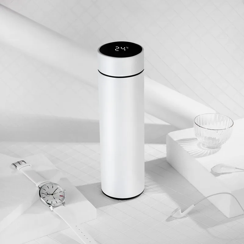 Custom Vacuum Flask 500ml Smart Thermo Water Bottle with Led Temperature Display
