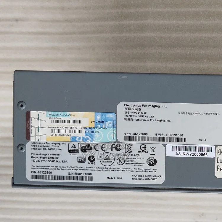 Original IC413 Fiery Printer Image Controller for Konica Minolta Bizhub C6000 C7000 Copier