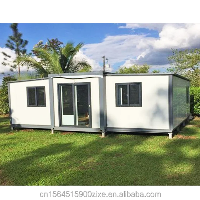 30Ft 20Ft 40Ft Expandable Container House Bathroom and Kitchen Fabricated Home Expanding Container House Luxury Prefabricated