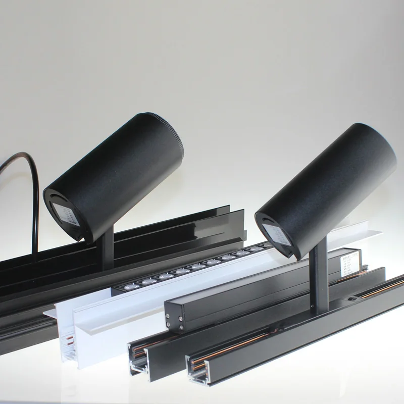 Ledeast TLME-10 10 Вт Магнитный светодиодный Трековый светильник DC48V магнит светодиодный Трековый светильник лампы проектор для трек освещение 3 года 48V