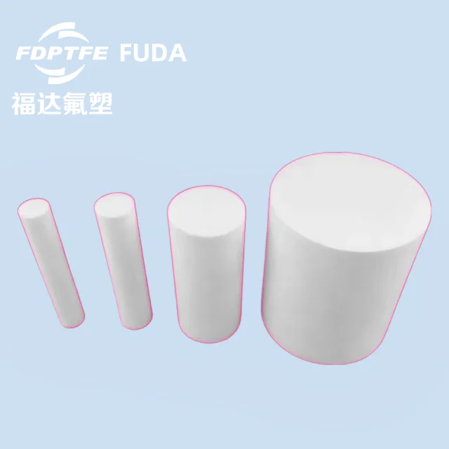 FUDA Modified Ptfe Taflon Ptfe Raw Material Carbon Filled Graphite Rod with More Abrasion Performance