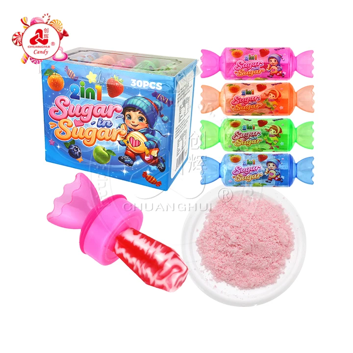 lollipop with powder