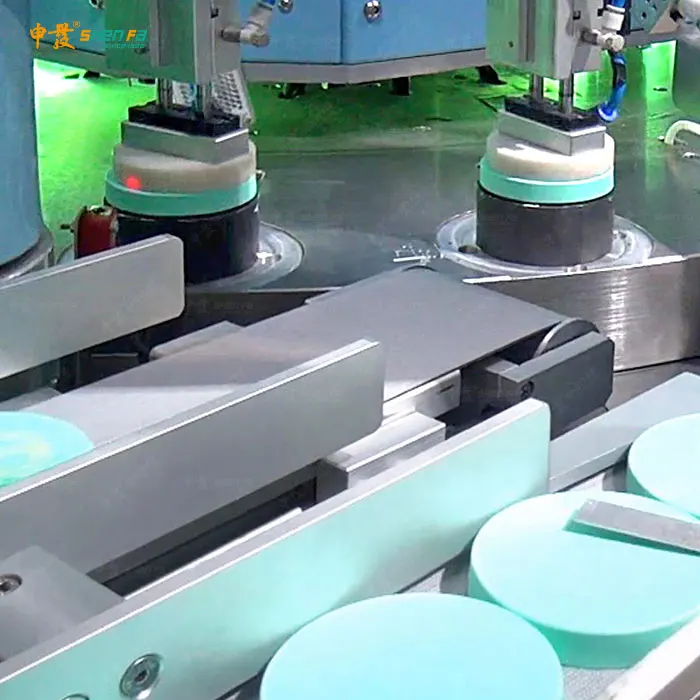 14kw Full Automatic Screen Printing Machine Hot Stamping Machinary For Cosmetic Box Chemical Container