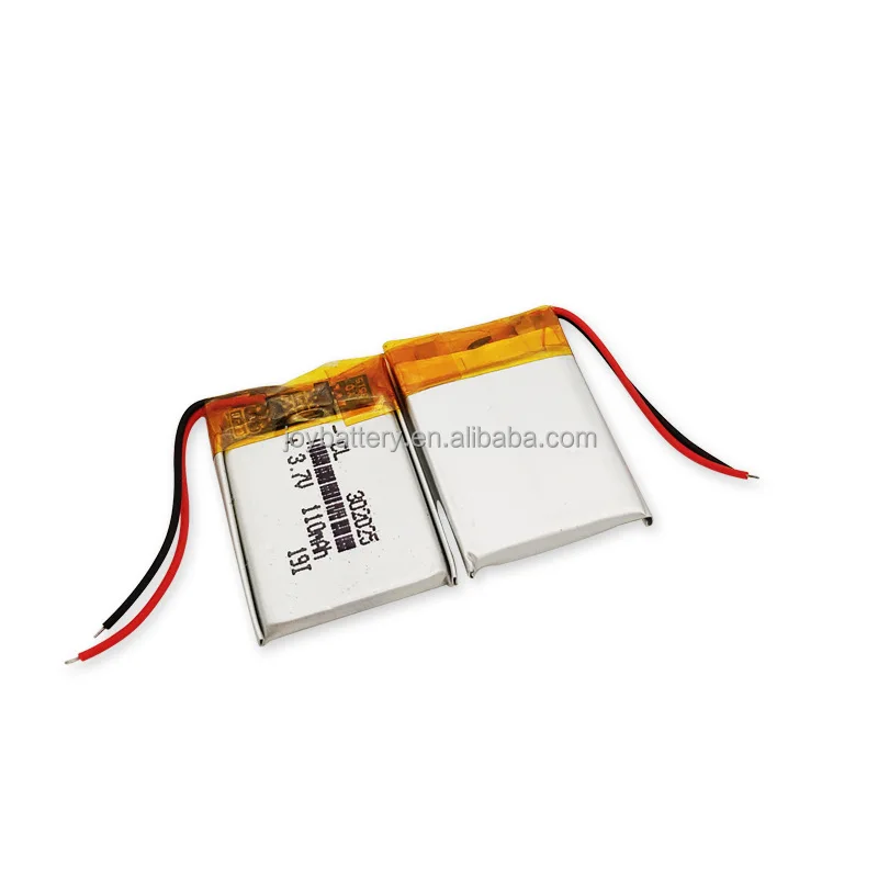 Rechargeable Lithium Ion 302025 3.7v 110mah 032025 Lipo Battery With ...
