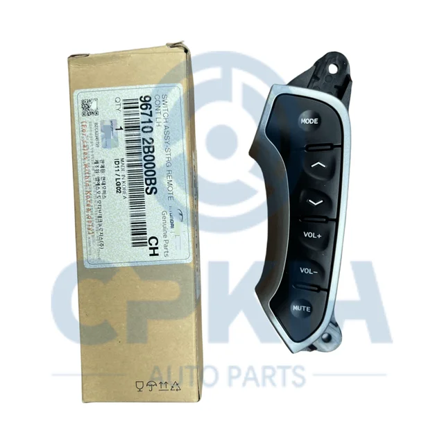 967102B00BS The audio control button on the left steering wheel is suitable for Santa Fe 2006-2012 switch assembly 96710-2B000BS