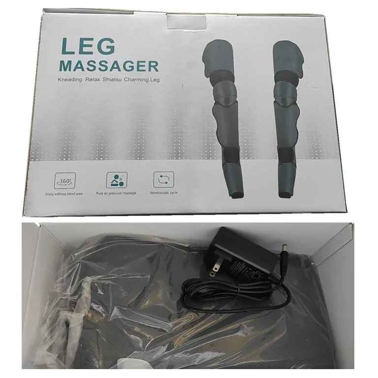 360 Angle Heating Air Compression Pressure Calf Muscle Therapy Leg ...