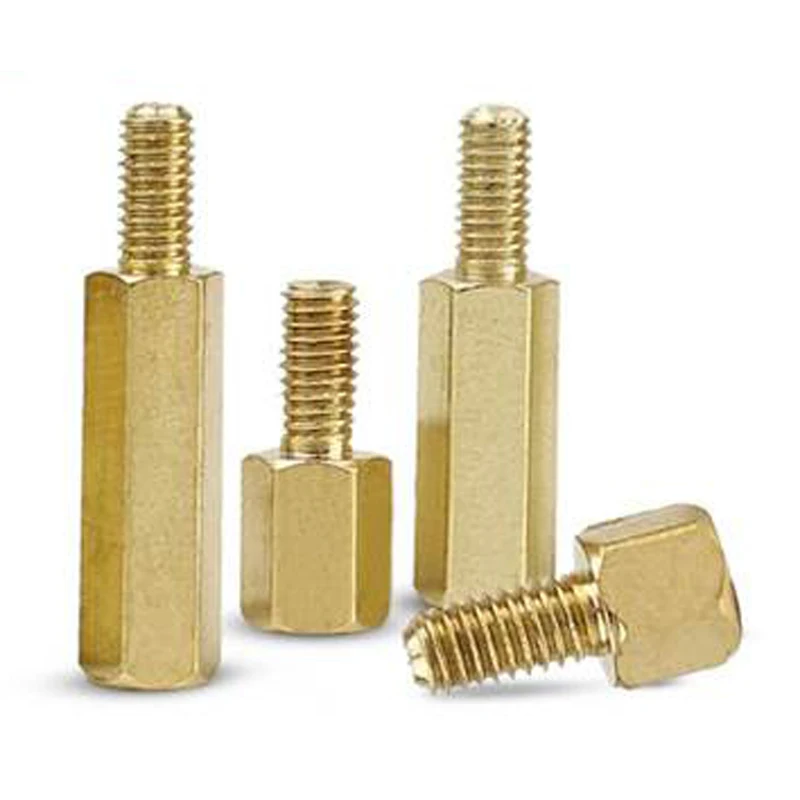 Brass Malefemale Threaded Hex Standoff Spacers M2.5 M3 M4 M5 M6 M8 M10