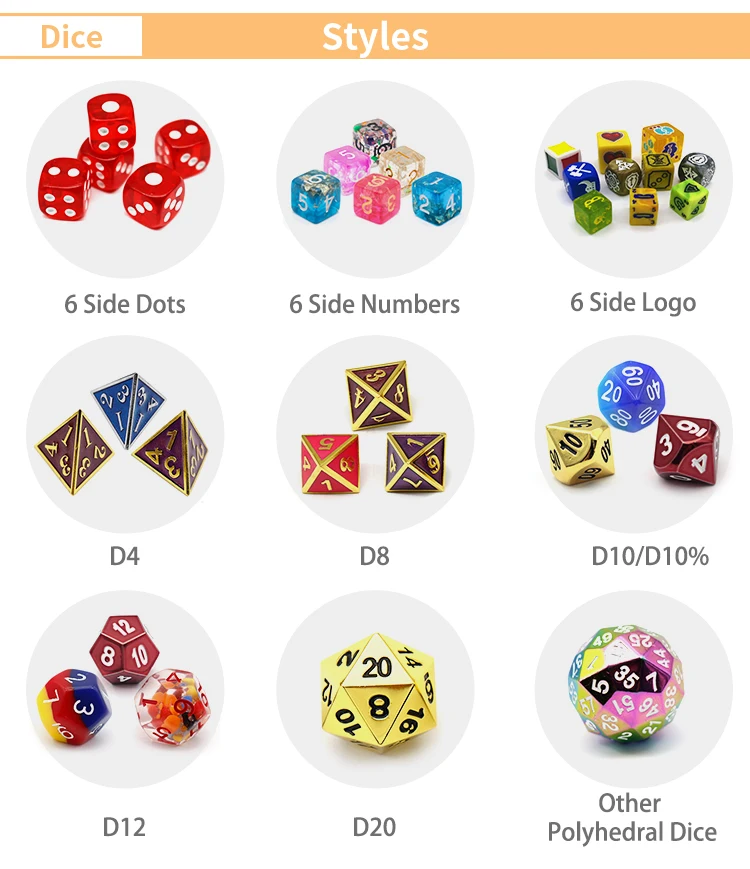 Sg Craft Cheap D6 Plastic Resin Custom Engraved Logo Simple Different Colors Colorful Blank Dice