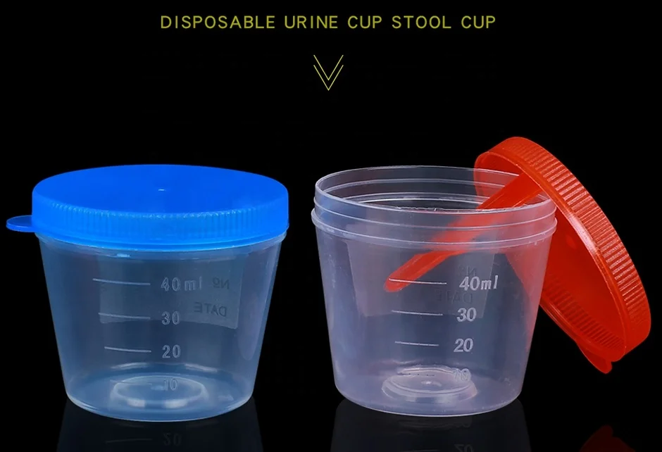Plastic Disposable Medical Stool Urine Blood Feces Testing Container Tube Collector Making Injection Moulding Molding Machine