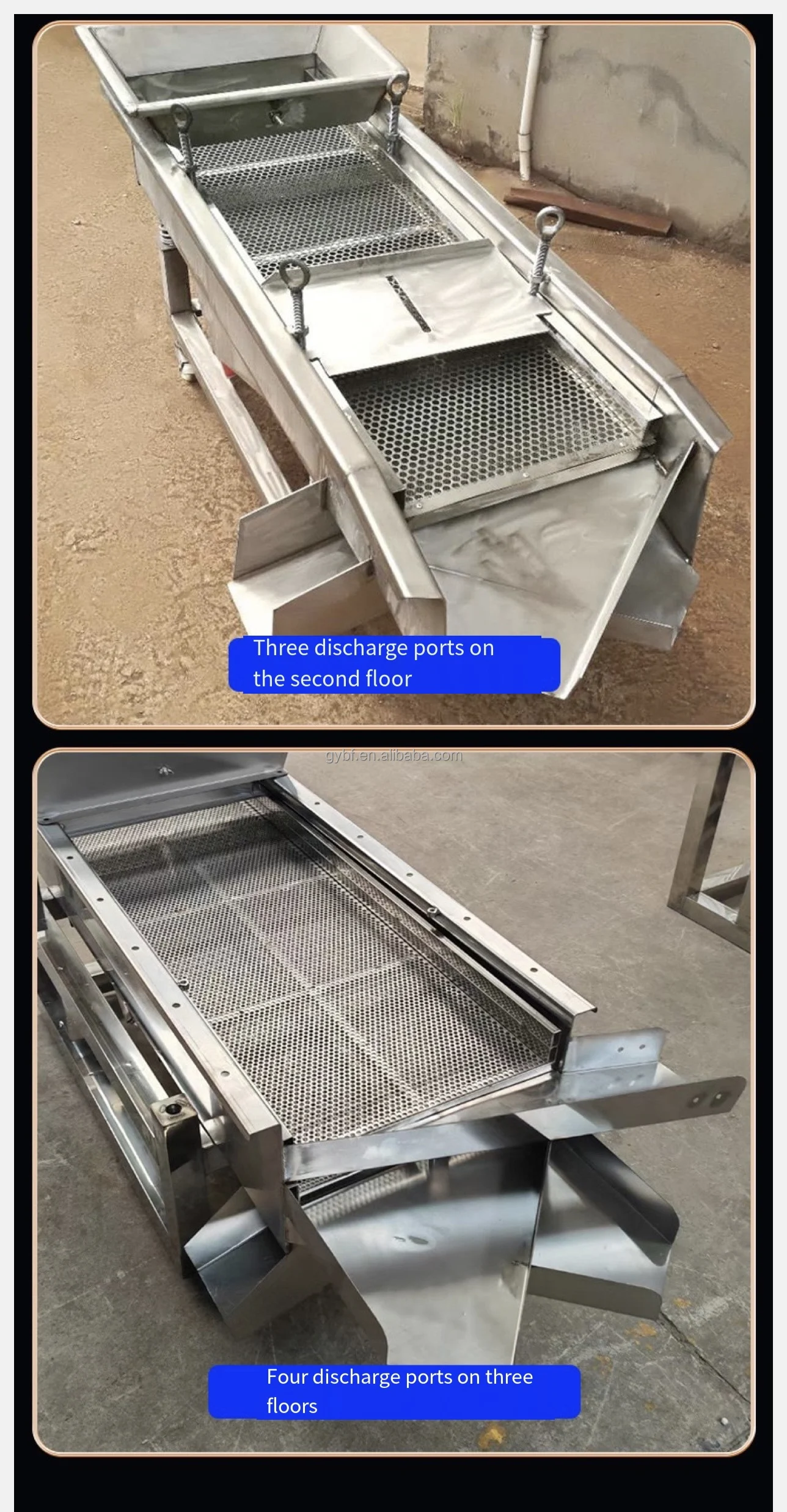 Corn Grader Machine Bean Seed Rice Grain Corn Processing Grader Screening Cleaning Sorting ...