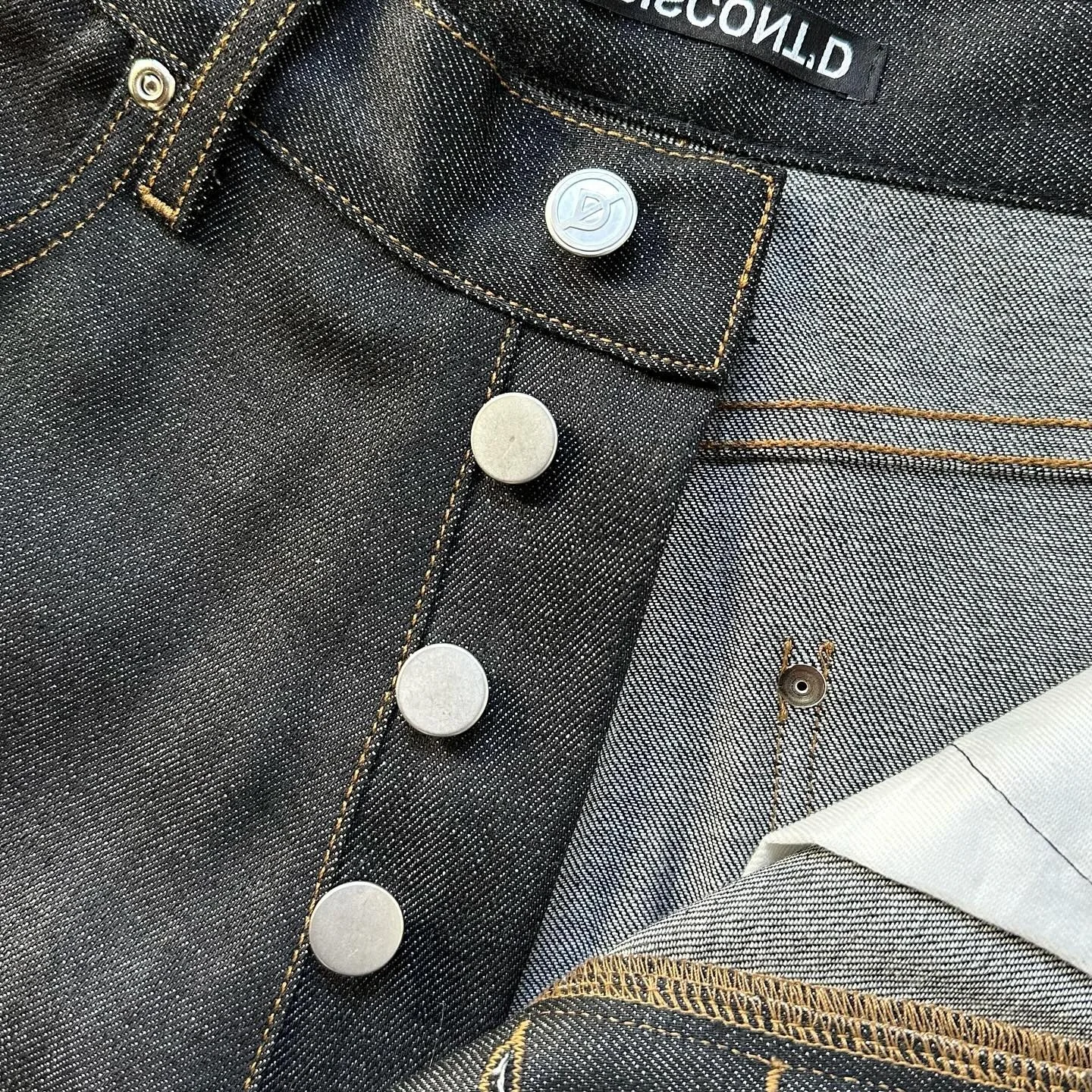 Salati Manufacturer Men's Flared Baggy Jeans High Japanese Raw Selvedge Carpenter Denim Trousers Designer Wide Leg Loose gallery 3