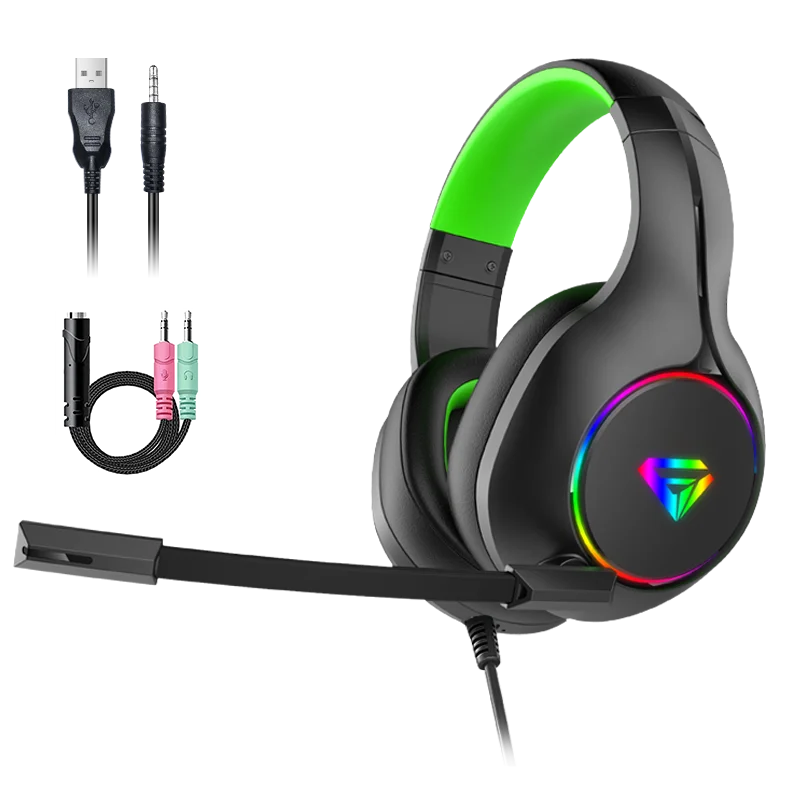 High Quality Noise Cancelling  Rgb Gaming Headset Studio Headphones  Wired Gamer Headset Usb Gaming Headphones - Buy Rgb Gaming Headset,Led  Light Microphone Gaming Headset  Audio Rgb Headset Usb Wired Pc