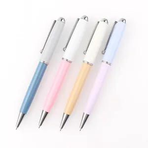 High Quality Promotional Hotel Colorful Ball Pen With Engraved Logo Name