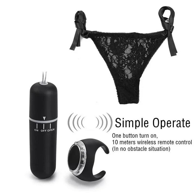 10 Modes Wireless Remote Control Ring Panties Sexy Lace Underwear Vibrator for Women Vibrating Panties