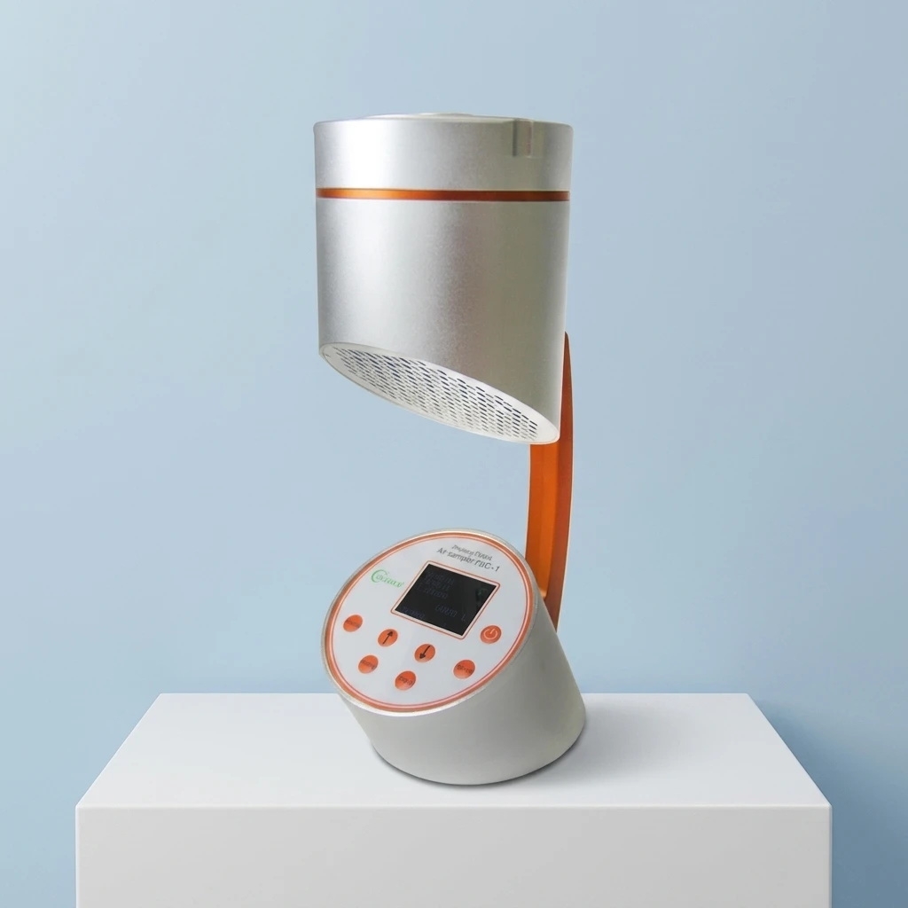 High Precision Digital Microbiological Air Sampler with High Accuracy 100L/MIN Flow Rate for Laboratory Use