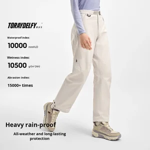 Pelliot 2026 New Collection Men's Women's Outdoor Hard Shell Softshell Pants 3L Fully Laminated Cordura Casual Mid Loose