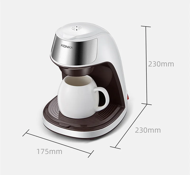 Home Office Special Mini Machine 220v Automatic Dripping Coffee Maker  Machine Brew Tea Coffee Powder Cafetera Cafeteira - Buy Low Wattage  Electric Appliances Coffee Maker,Coffee Maker,Coffee Machine Product on  