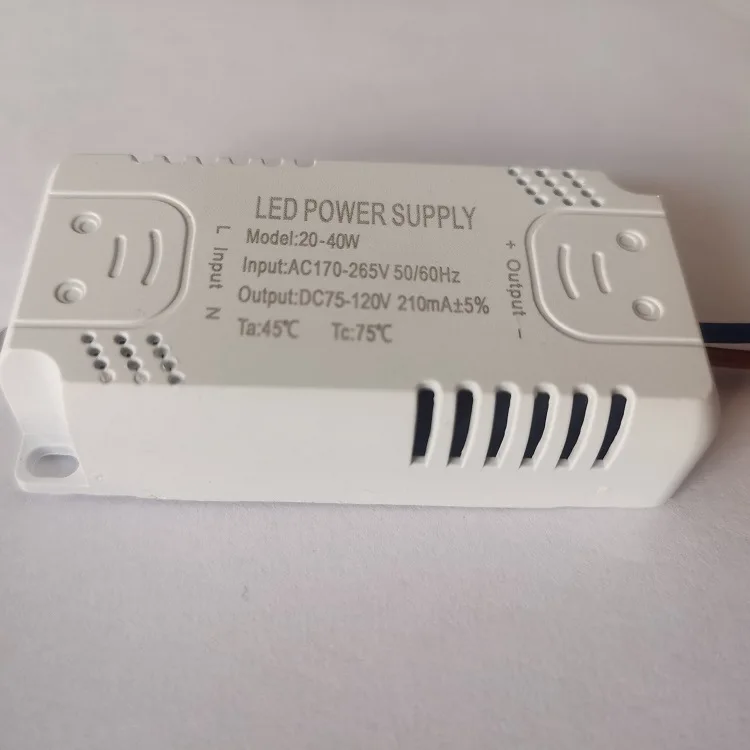 Constant Current LED Driver 20W 24W 30W 36W 300mA 60-120V PCB Board with Out Case for High Power LED Chip Light