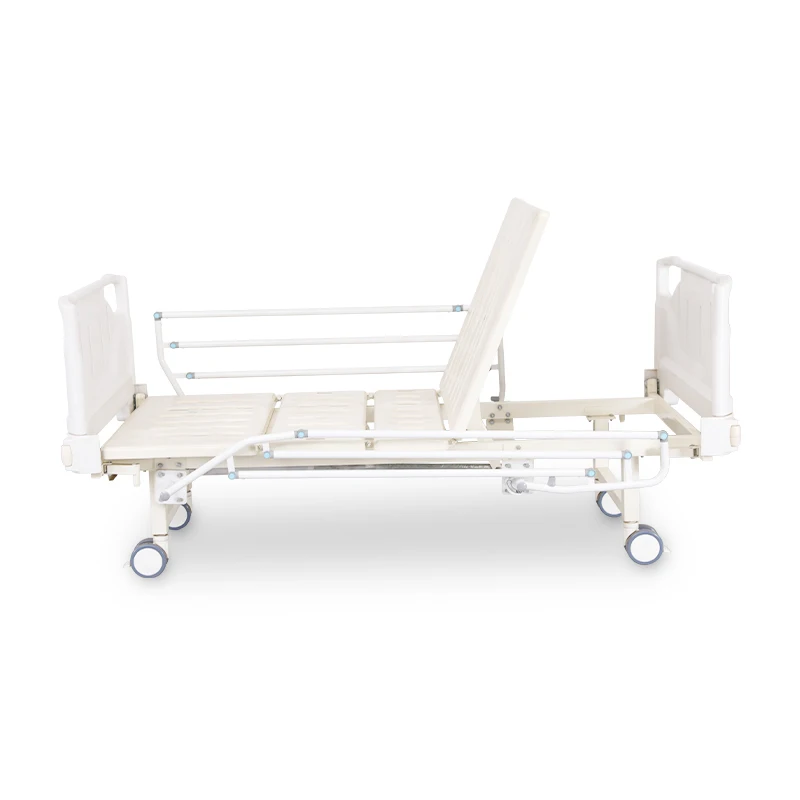 Direct Factory Manual Two-Function ICU Hospital Bed with Japanese Style Guardrail Premium Quality Product