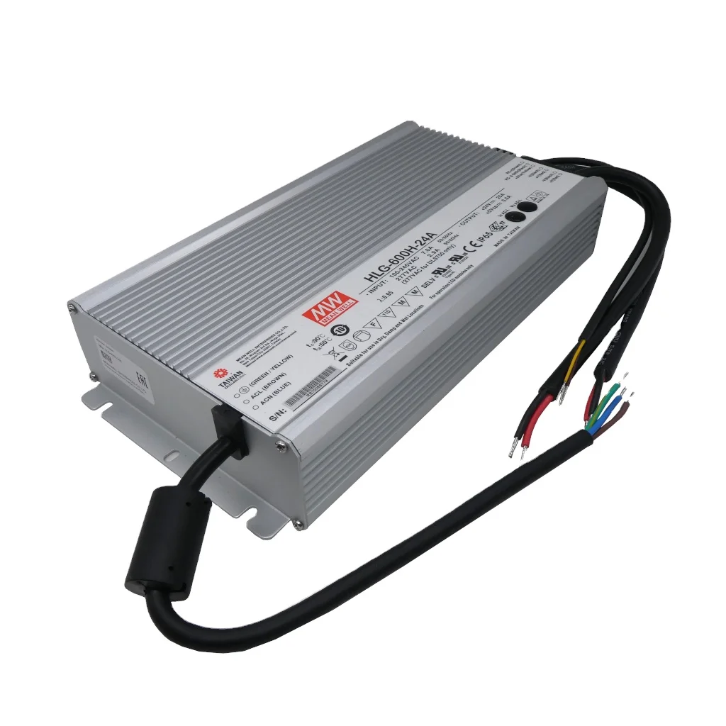 MW Mean Well HLG-600H-42B 42V 14.3A 600.6W Single Output Switching LED Power Supply with PFC 