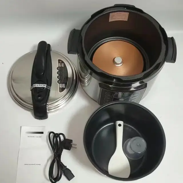 Factory Price 6L Home Appliance 6L Electrical Multi Cooker Multifunctional Electric Pressure Cookers Silver crest Rice Cooker