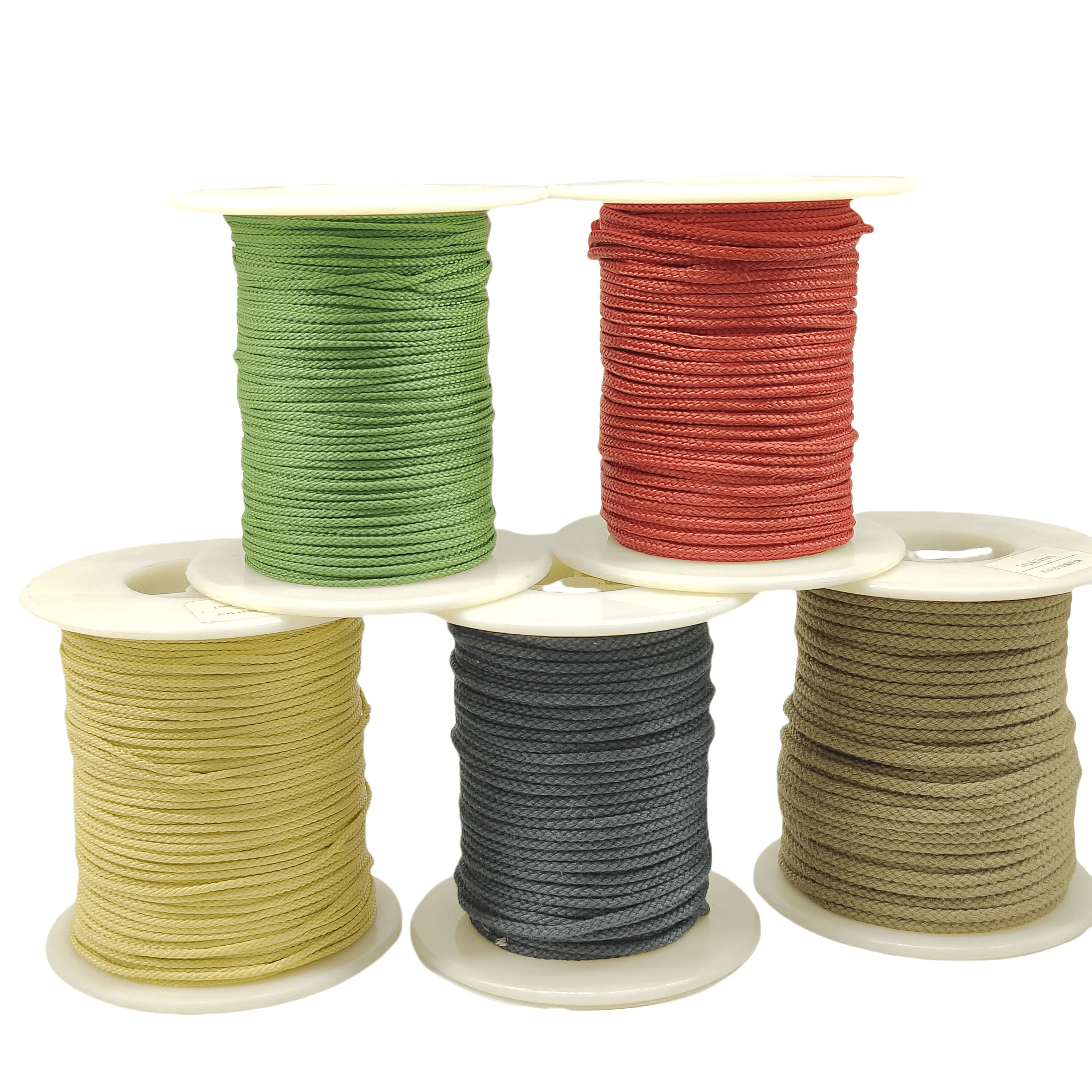 Customized Colored 1- 20mm Flame Retardant Kevlars Rope High Strength Aramid Fire Resistant Cord Aramid Braided Rope