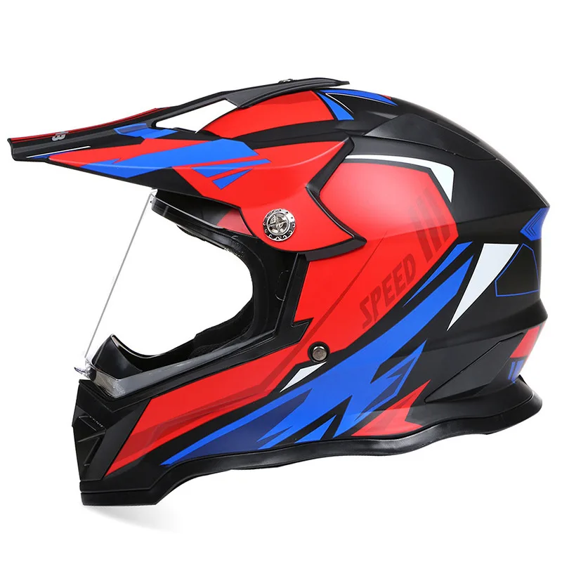 BLD DOT Customs Fast Motocross Safety Helmets ABS Motorcycle Man Downhill off Road Racing Helmets Moto Full Face Cross Helmet