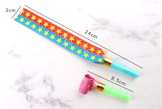 Lot De 150 Sifflets à Main 'Dragon Souffle' - Pour Fêtes D'anniversaire, Nouvel An - Jouets à Bruit