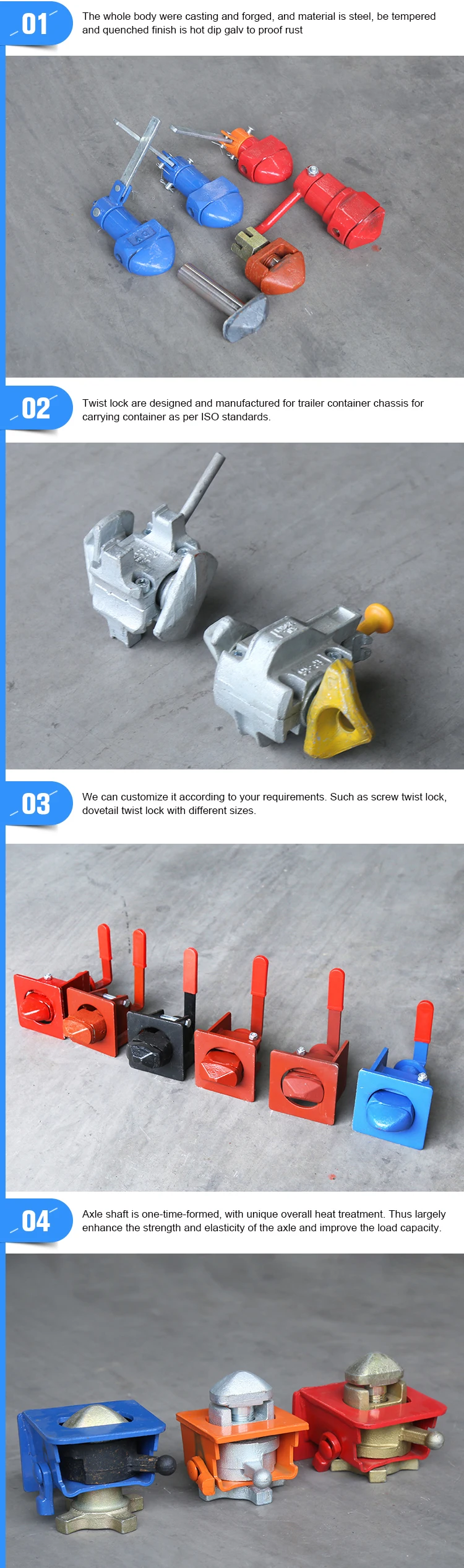 Various Cargo Container Securing Lashing Stackable Horizontal Connector ...