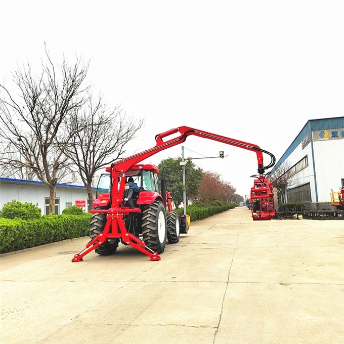 Forestry Tractor Timber Crane Logging Lifting Crane
