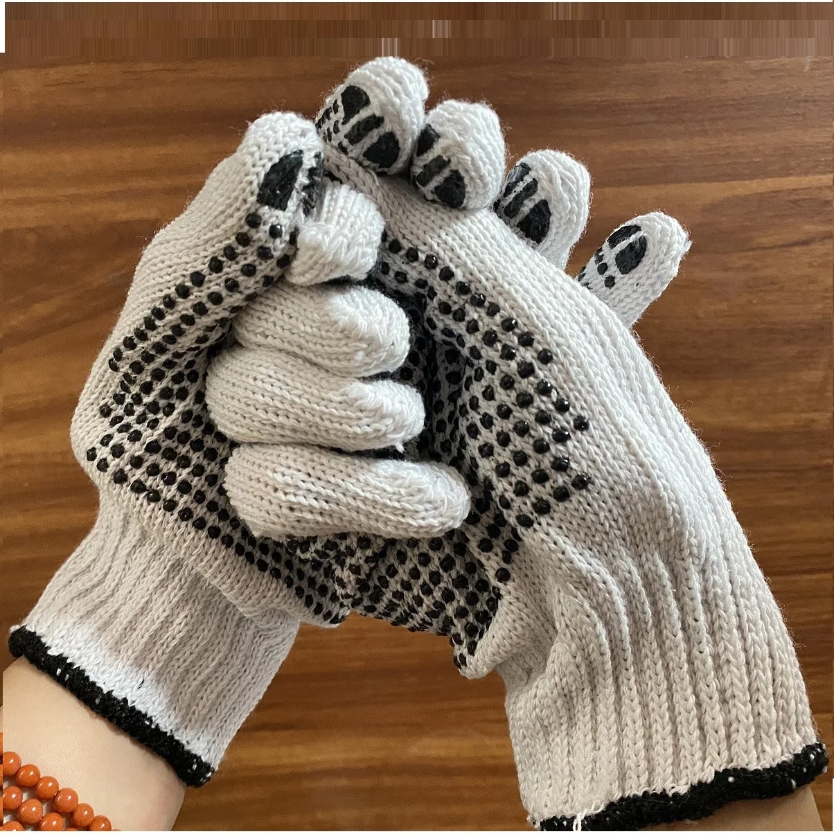 Pvc Dots PVC Dotted Cotton Gloves - Durable & Anti-Slip Protection