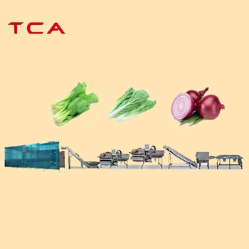 Hot Sale High-quality 1000-1500kg/h Frozen Vegetable Production Line For Industry With CE
