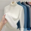 Polar de cuello alto blanco