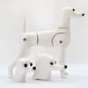 Squelette multifonction trois-en-un blanc